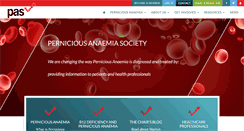 Desktop Screenshot of pernicious-anaemia-society.org