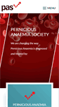 Mobile Screenshot of pernicious-anaemia-society.org